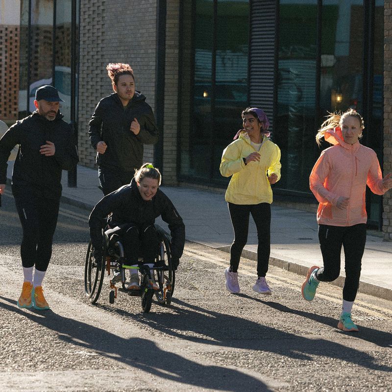 Buty do biegania męskie Salomon Aero Glide blue ashes/dark sapphire/sunny lime 17