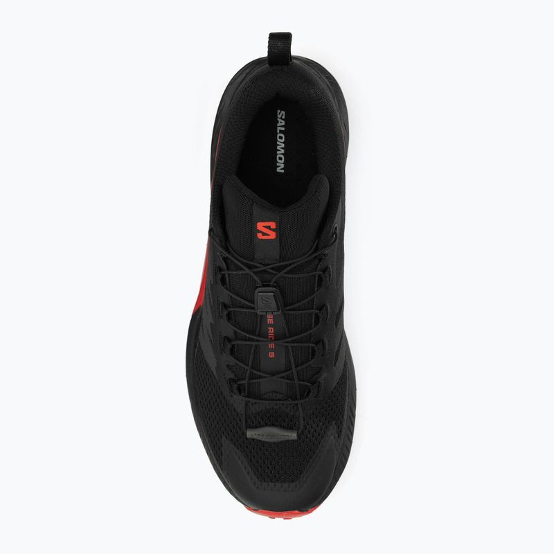 Buty do biegania męskie Salomon Sense Ride 5 black/fiery red/black 7