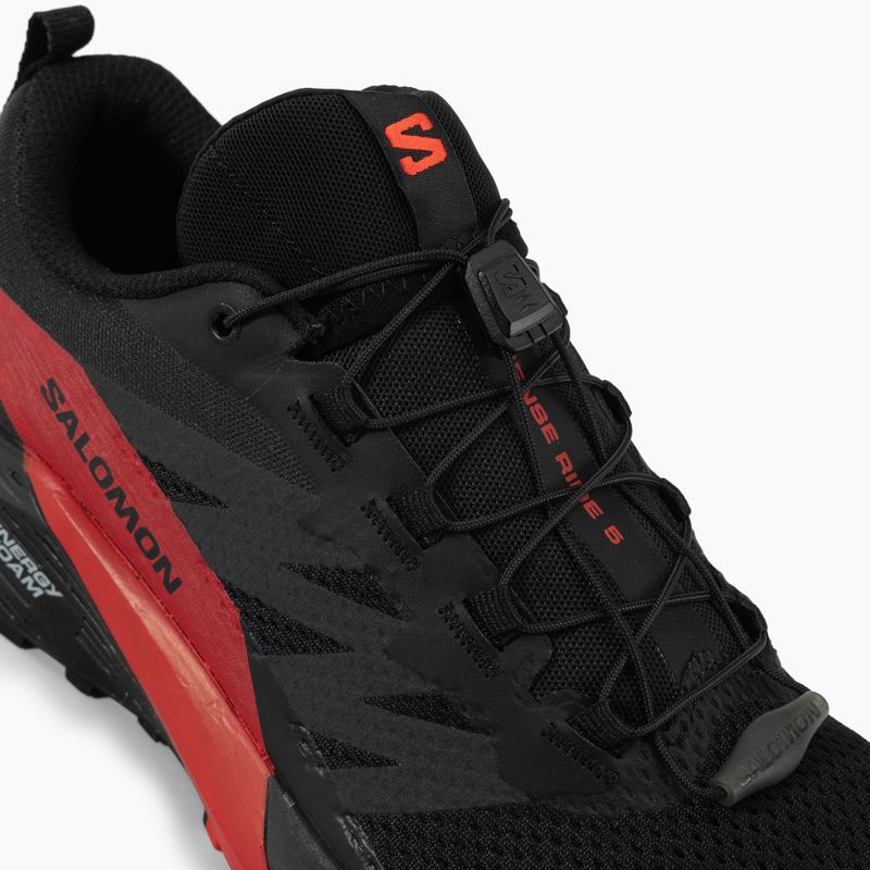 Buty do biegania męskie Salomon Sense Ride 5 black/fiery red/black 9