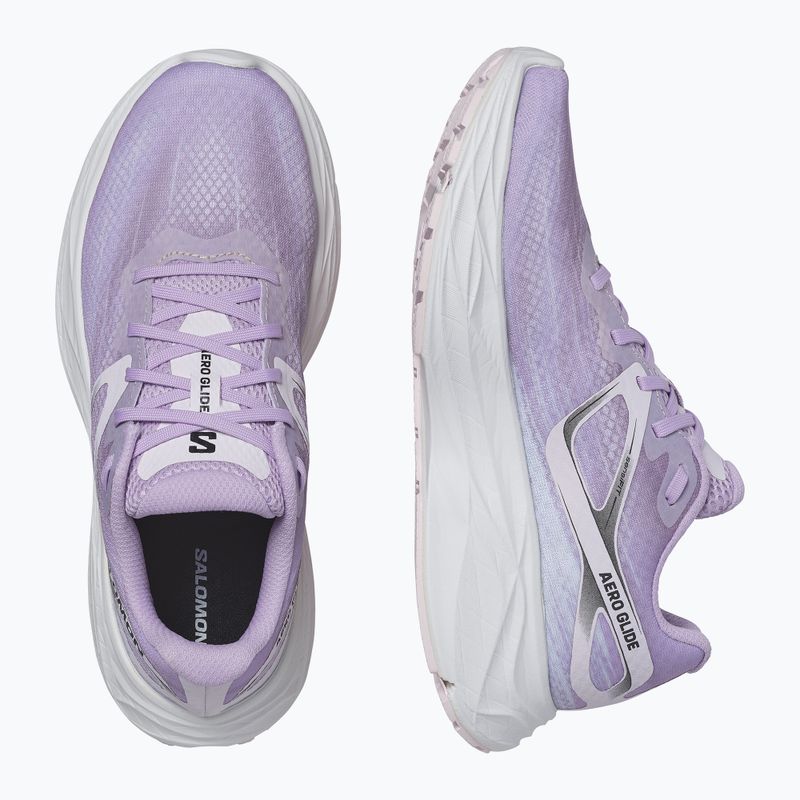 Buty do biegania damskie Salomon Aero Glide orchid bloom/cradle pink/white 13