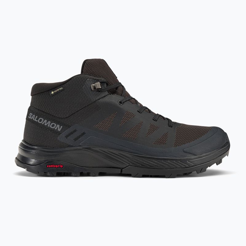 Buty turystyczne męskie Salomon Outrise Mid GTX black/phantom 2