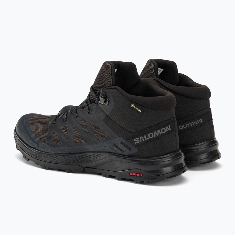 Buty turystyczne męskie Salomon Outrise Mid GTX black/phantom 3