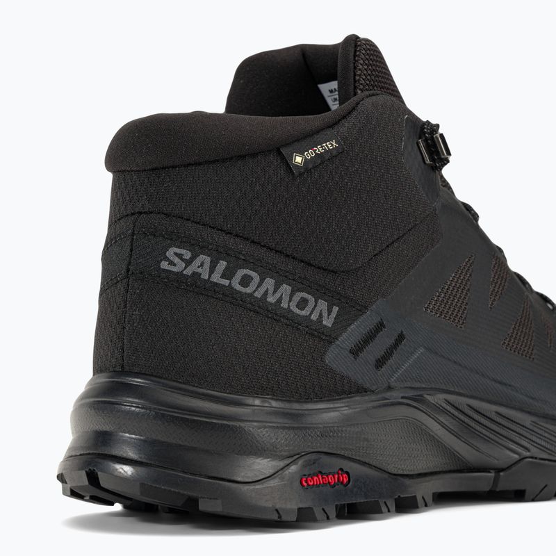 Buty turystyczne męskie Salomon Outrise Mid GTX black/phantom 9