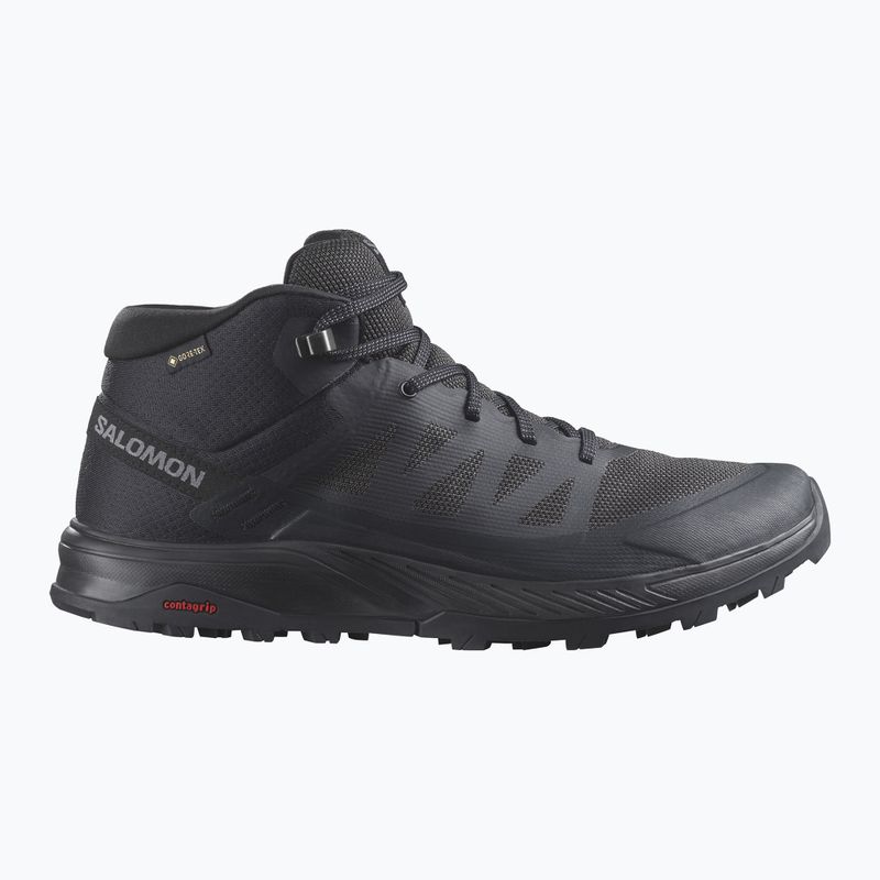 Buty turystyczne męskie Salomon Outrise Mid GTX black/phantom 12