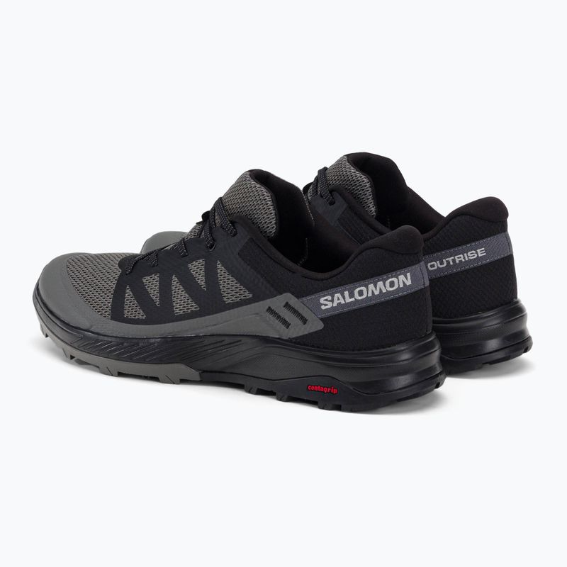 Buty turystyczne męskie Salomon Outrise black/pewter/black 3