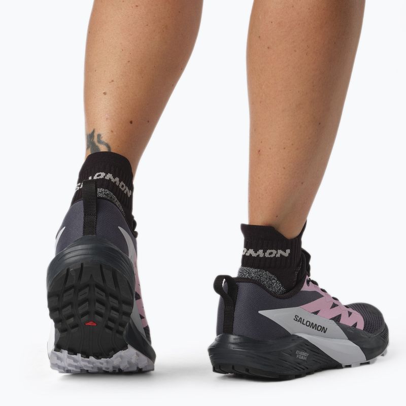 Buty do biegania damskie Salomon Sense Ride 5 india ink/lilac sachet/arctic ice 5