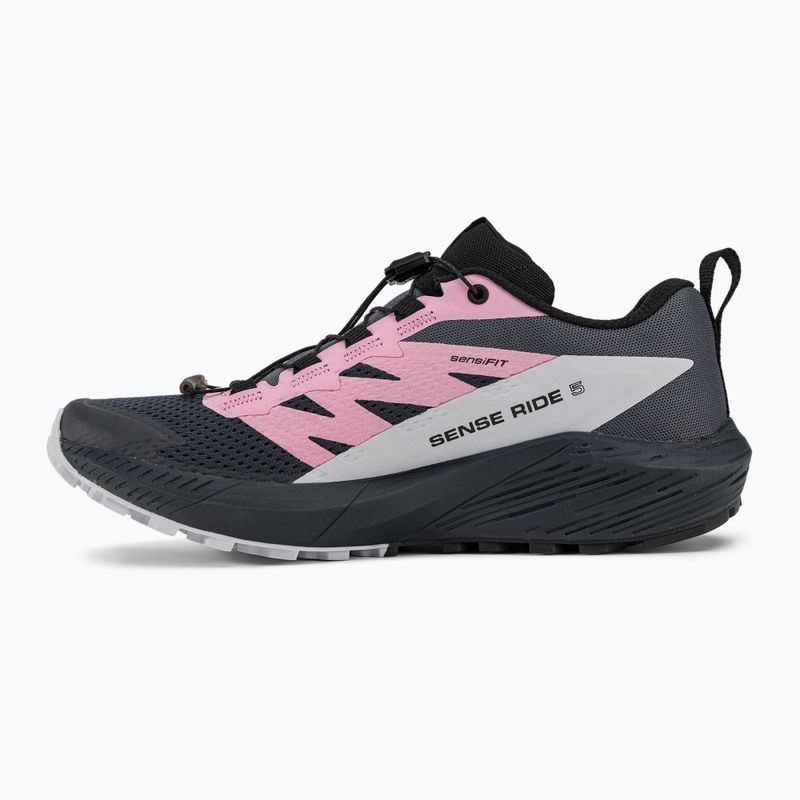 Buty do biegania damskie Salomon Sense Ride 5 india ink/lilac sachet/arctic ice 3
