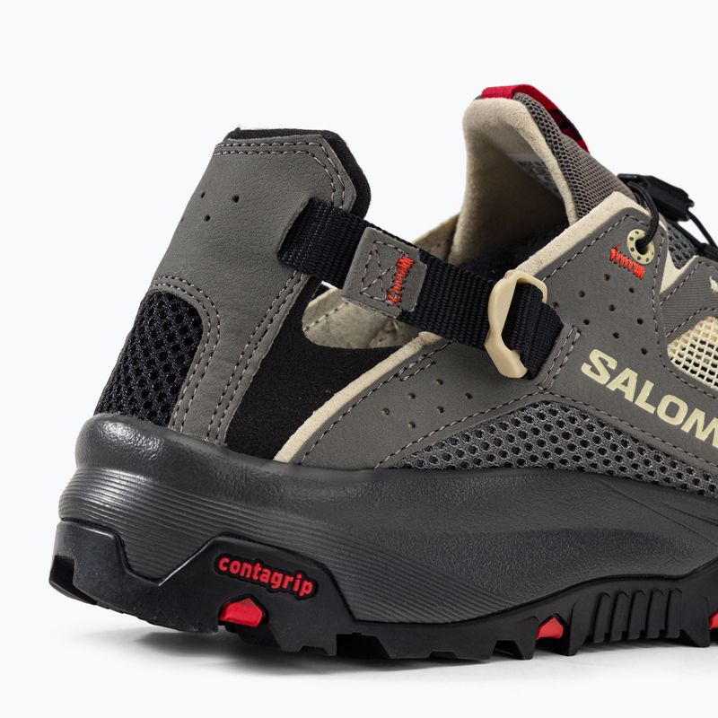 Buty turystyczne męskie Salomon Techamphibian 5 pewter/moth/fiery red 10