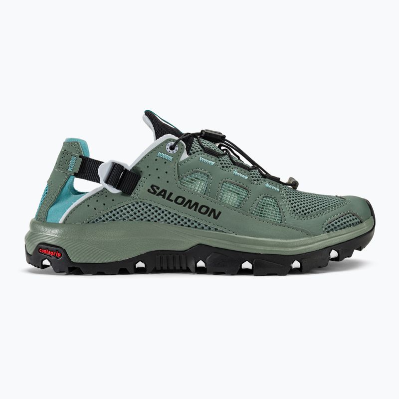 Buty turystyczne damskie Salomon Techamphibian 5 laurel wreath/arctic ice/marine blue 2