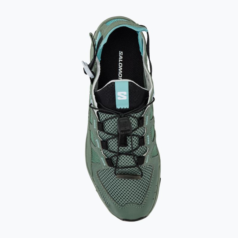 Buty turystyczne damskie Salomon Techamphibian 5 laurel wreath/arctic ice/marine blue 8