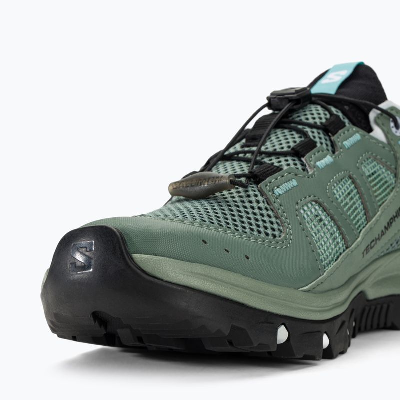 Buty turystyczne damskie Salomon Techamphibian 5 laurel wreath/arctic ice/marine blue 10