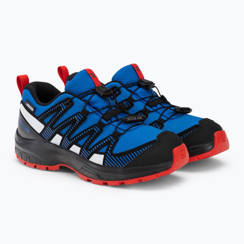 Buty trekkingowe dziecięce Salomon XA Pro V8 CSWP lapis/black/fird 4