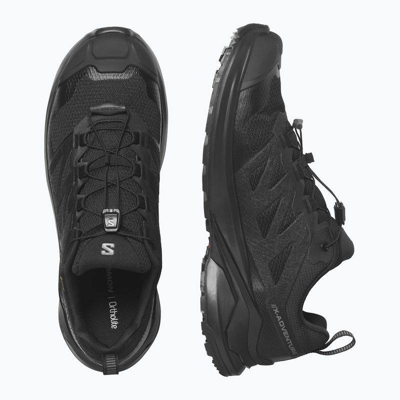 Buty trekkingowe męskie Salomon X-Adventure GTX Black/Black/Black 3