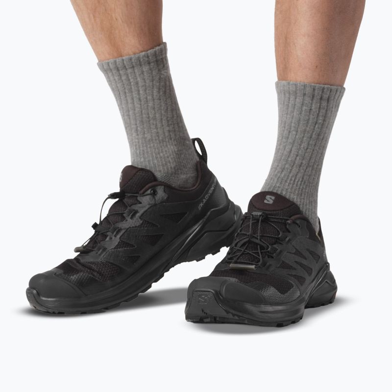 Buty trekkingowe męskie Salomon X-Adventure GTX Black/Black/Black 5