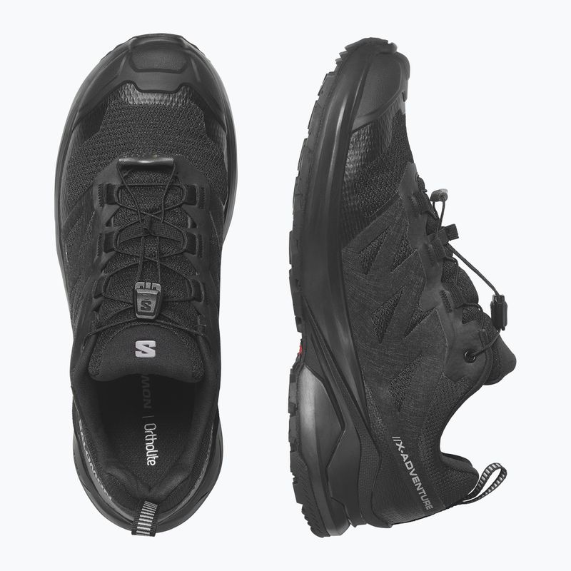 Buty trekkingowe damskie Salomon X-Adventure GTX Black/Black/Black 3