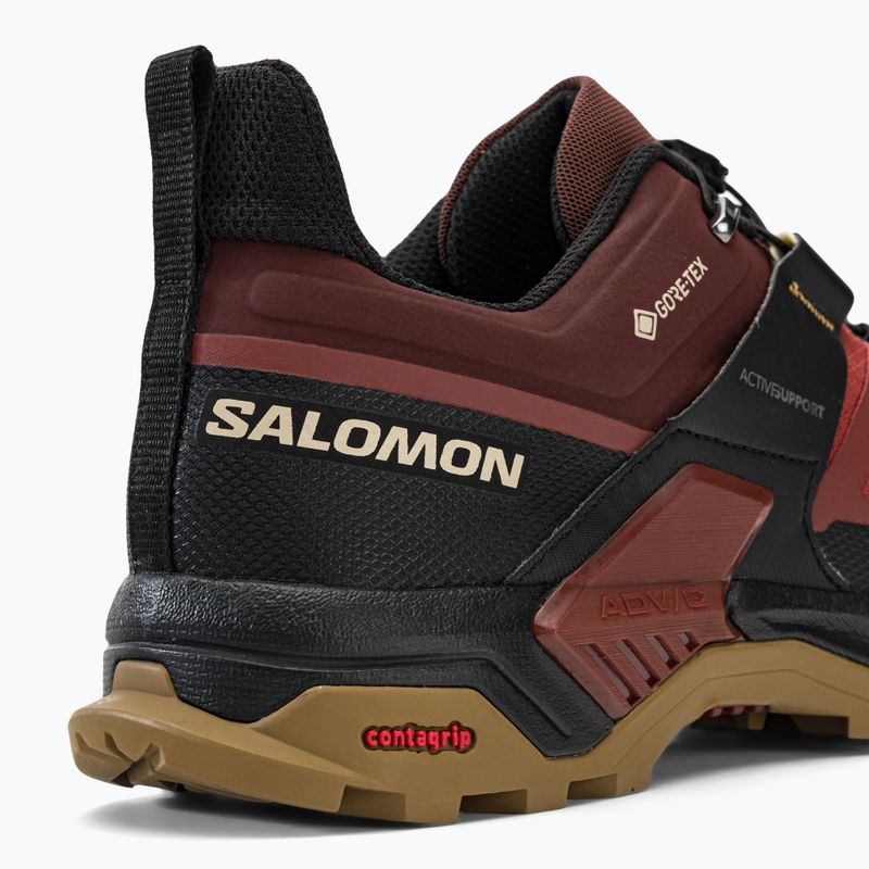 Buty trekkingowe męskie Salomon X Ultra 4 GTX burnt henna/black/dul 9