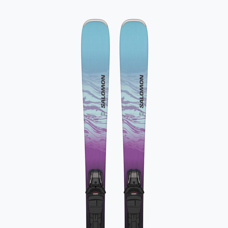 Narty zjazdowe damskie Salomon Stance W80 + wiązania M10 GW black/dewberry/bleached aqua 4
