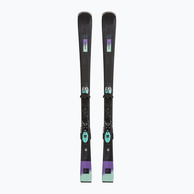 Narty zjazdowe damskie Salomon S/Max N6 XT + wiązania M10 GW black/paisley purple/beach glass