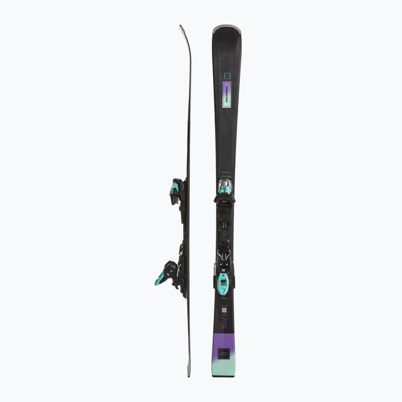 Narty zjazdowe damskie Salomon S/Max N6 XT + wiązania M10 GW black/paisley purple/beach glass 2