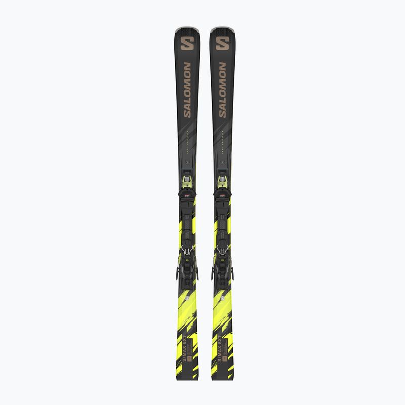 Narty zjazdowe Salomon S/Max 8 XT + wiązania M11 GW black/driftwood/safety yellow 6