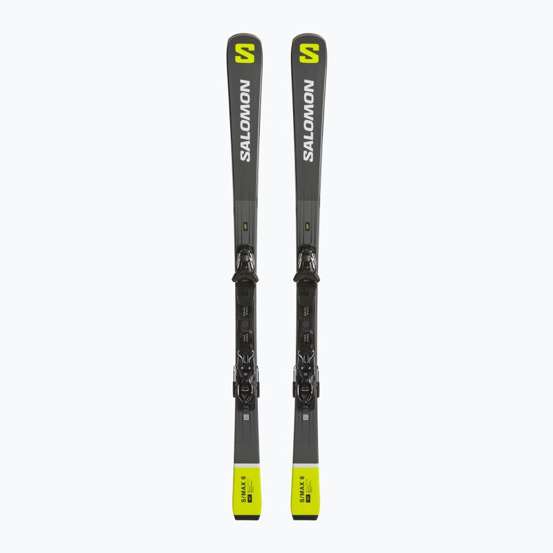 Narty zjazdowe Salomon S/Max 6 + wiązania M10 GW L80 castelrock/safety yellow/white