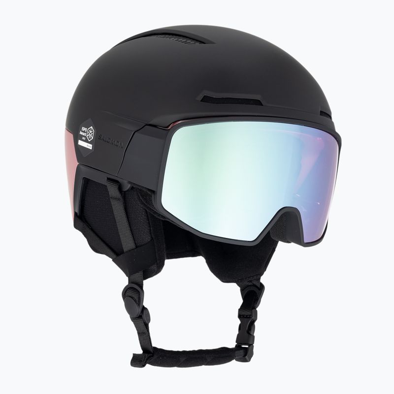 Kask narciarski Salomon Driver Pro Sigma black/rose/gold