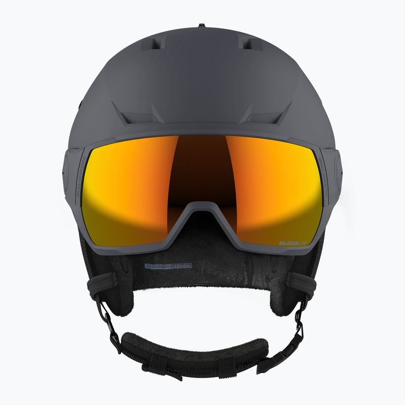 Kask narciarski Salomon Pioneer LT Visor ebony/red 6