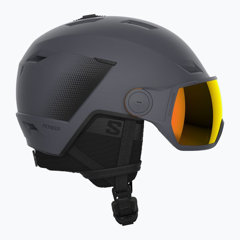 Kask narciarski Salomon Pioneer LT Visor ebony/red 7