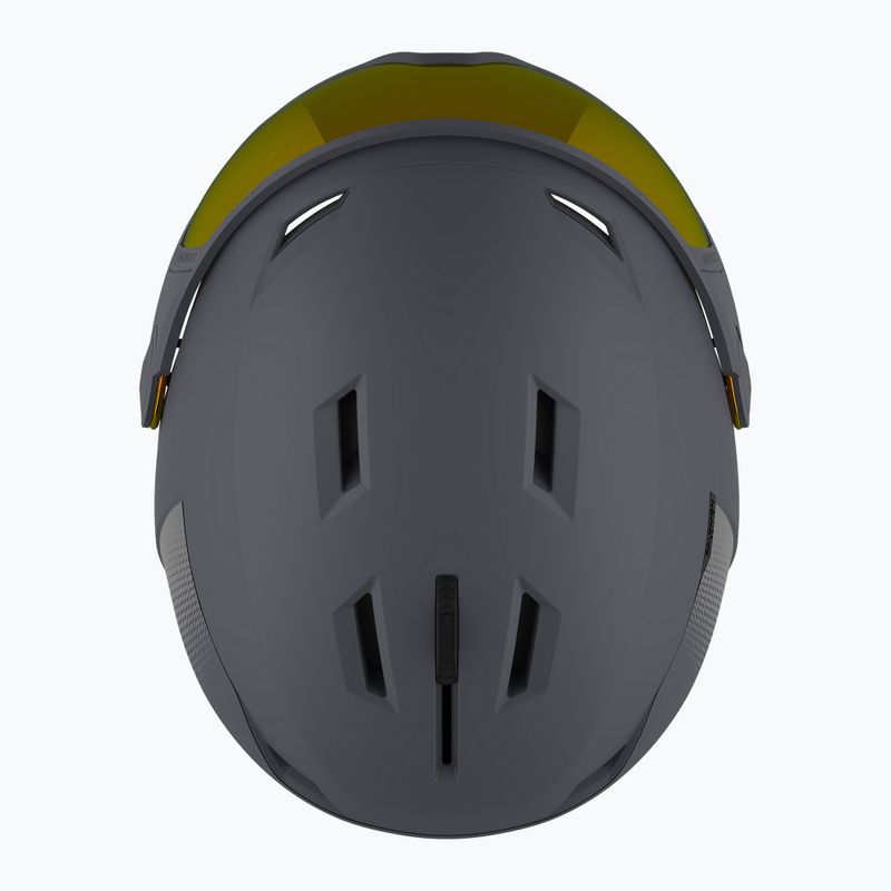 Kask narciarski Salomon Pioneer LT Visor ebony/red 9