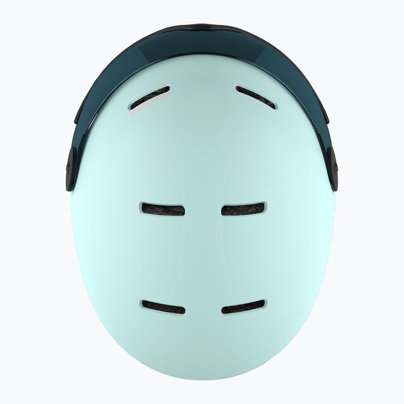 Kask narciarski dziecięcy Salomon Orka Visor bleached aqua 4