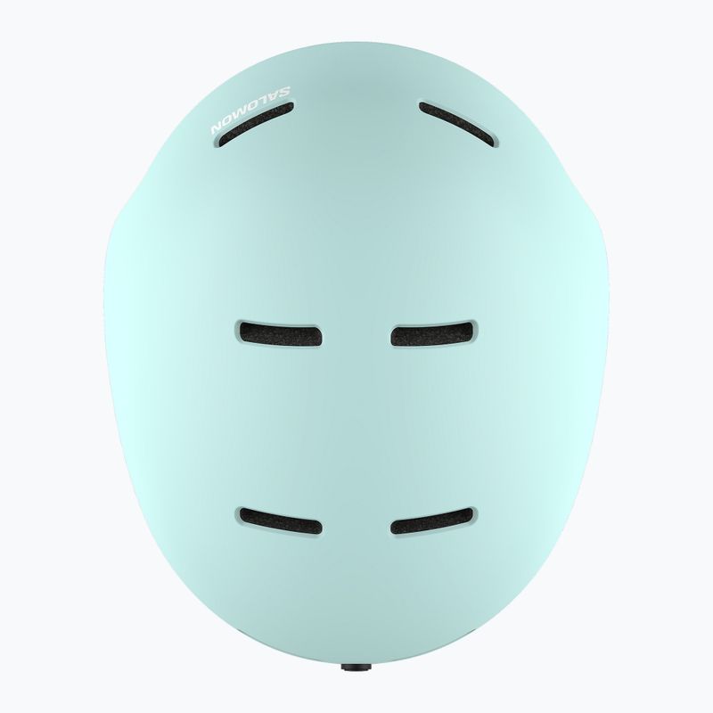 Kask narciarski dziecięcy Salomon Orka Jr bleached aqua 4