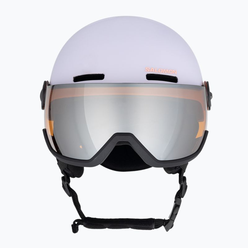 Kask narciarski dziecięcy Salomon Orka Visor evening haze 2