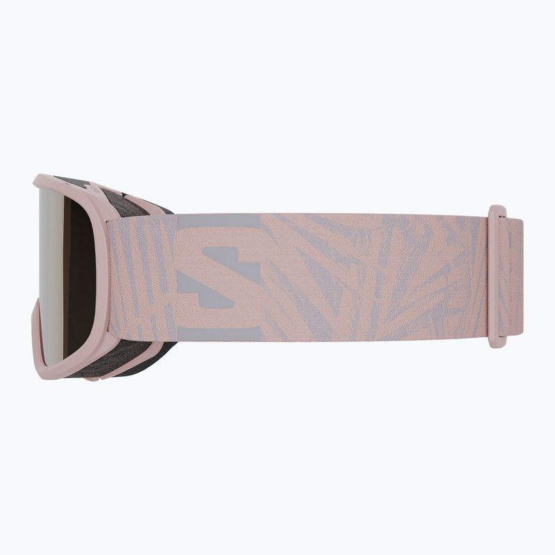 Gogle narciarskie dziecięce Salomon Lumi Flash Jr tropical peach/flash gold 6