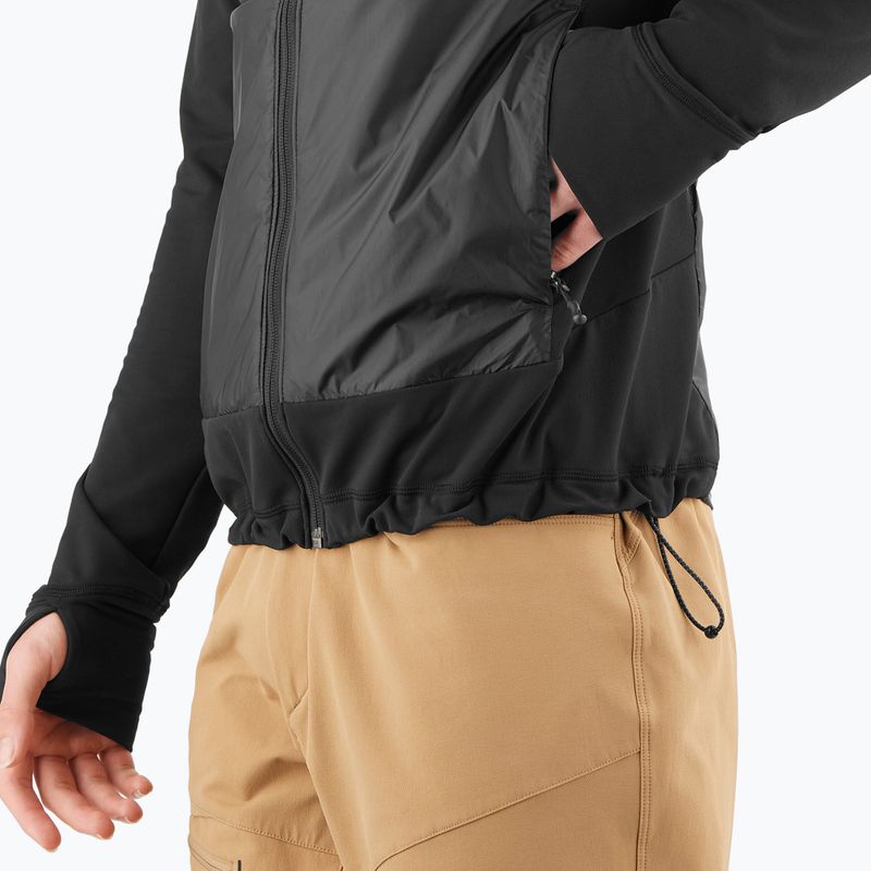 Kurtka hybrydowa męska Salomon Elixir Hybrid Hoodie Insulated deep black 6