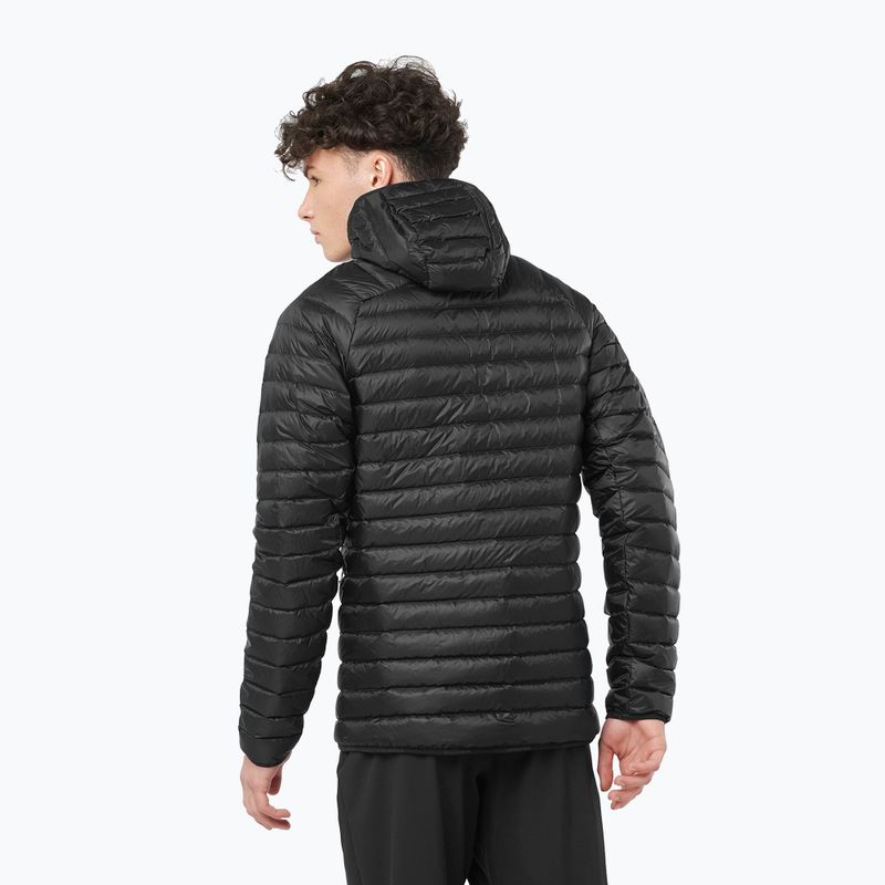 Kurtka puchowa męska Salomon Elixir Micro Down Hoodie deep black 2