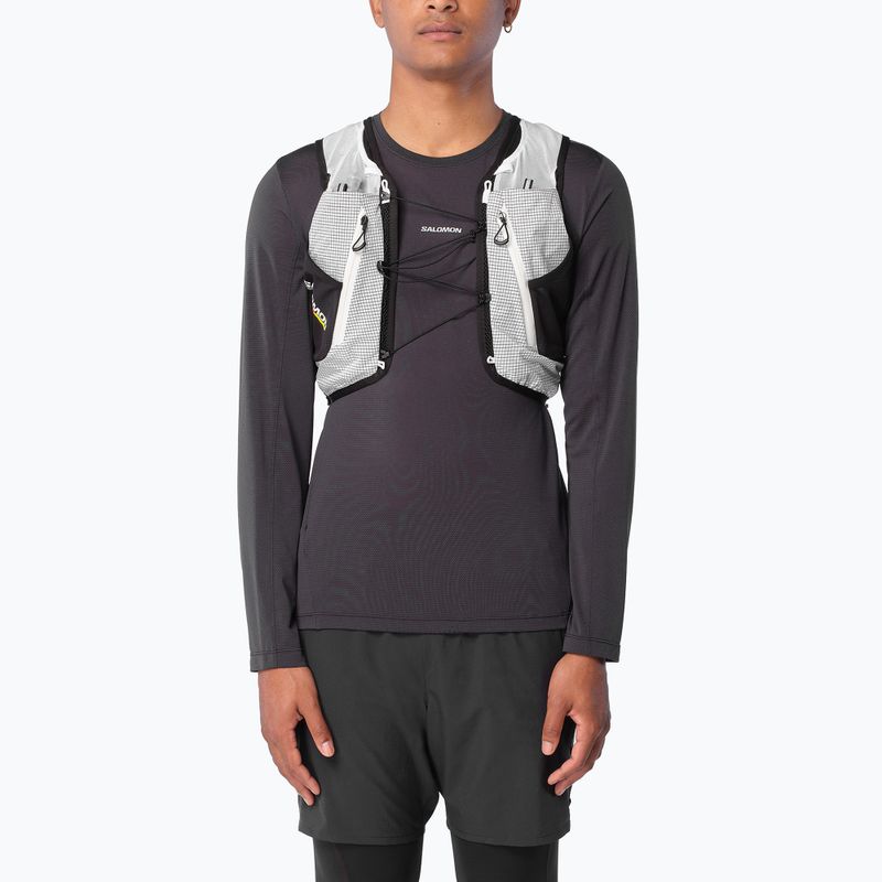 Plecak do biegania Salomon Advance Skin Cross Season Race 15 l white/black 6