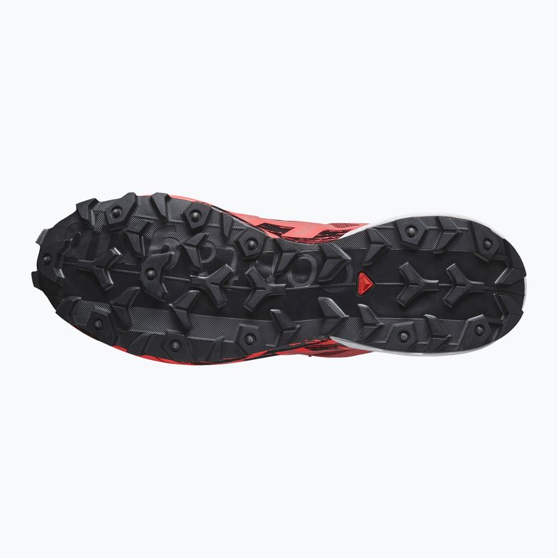 Buty do biegania męskie Salomon Spikecross 6 GTX cow hide/black/neon flame 11