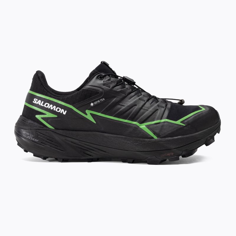 Buty do biegania męskie Salomon Thundercross GTX black/green gecko/black 4