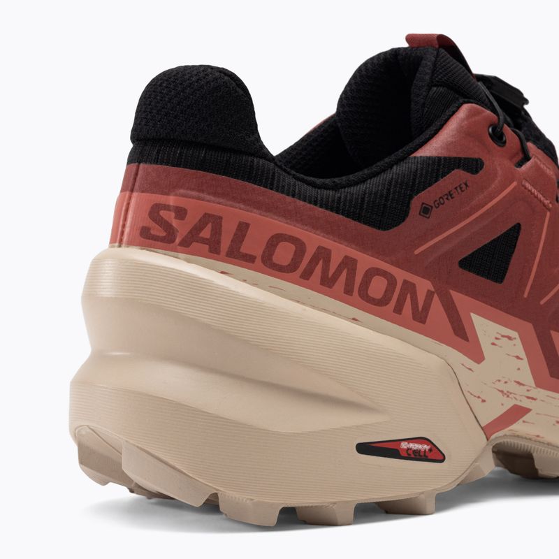 Buty do biegania damskie Salomon Speedcross 6 GTX black/cow hide/faded rose 12
