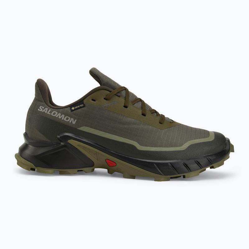 Buty do biegania męskie Salomon Alphacross 5 GTX olive night/black 2