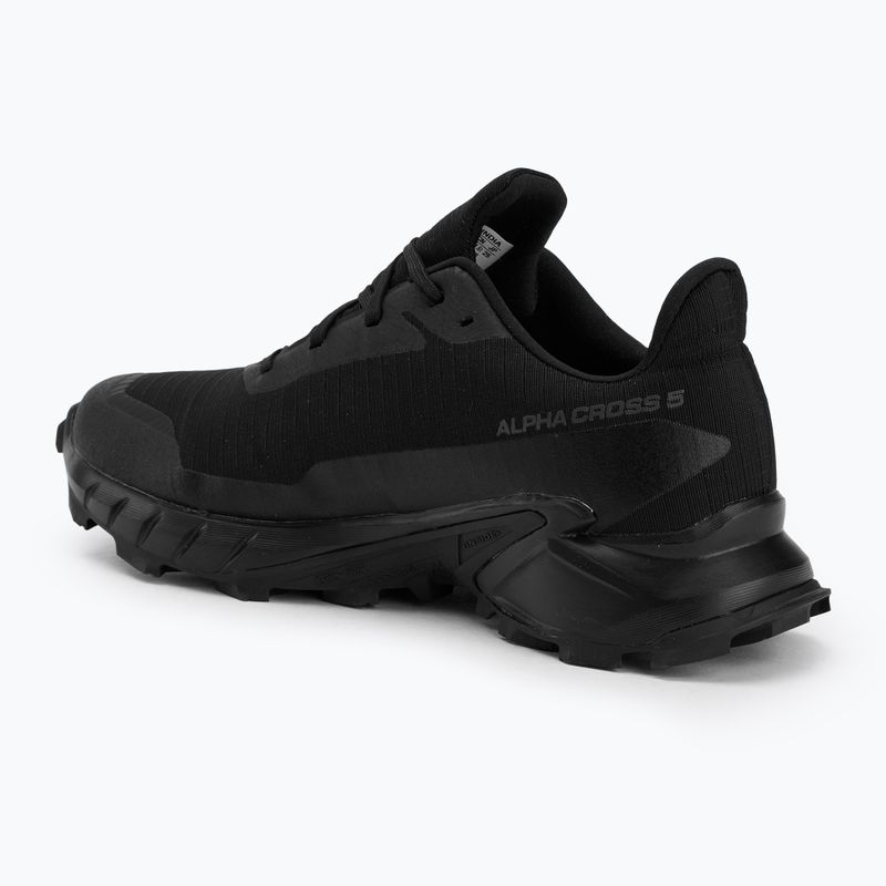 Buty do biegania damskie Salomon Alphacross 5 GTX black/black/ebony 3