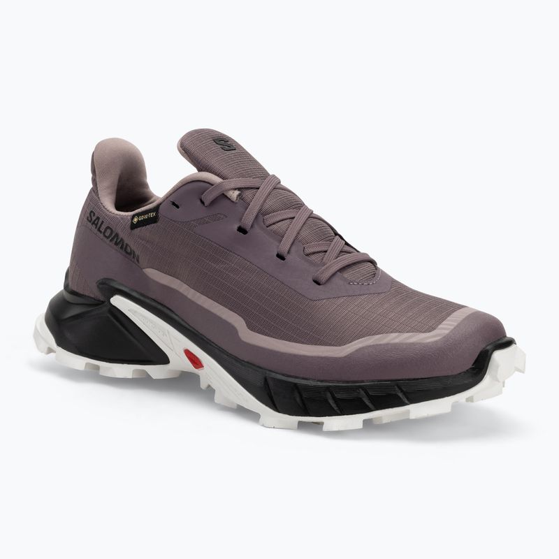 Buty do biegania damskie Salomon Alphacross 5 GTX moonscape/black/white
