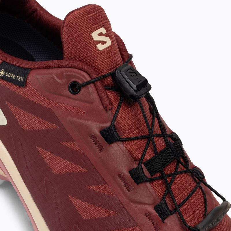 Buty do biegania damskie Salomon Supercross 4 GTX cow hide/syrah/blush 10