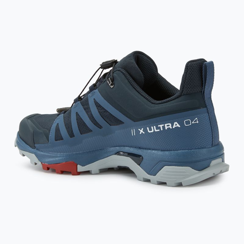 Buty trekkingowe męskie Salomon X Ultra 4 GTX carbon/bering sea/pearl blue 3