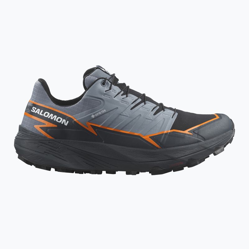 Buty do biegania męskie Salomon Thundercross GTX flint stone/carbon/orange pepper 2