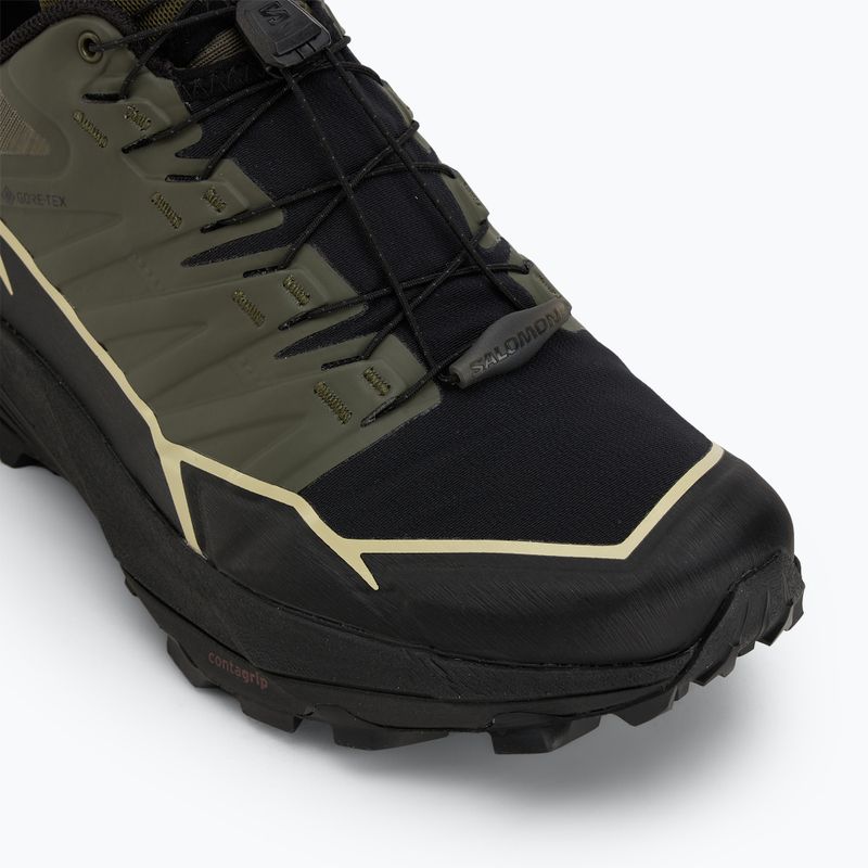 Buty do biegania męskie Salomon Thundercoss GTX olive night/black/alfalfa 7