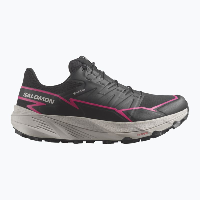 Buty do biegania damskie Salomon Thundercoss GTX black/black/pink