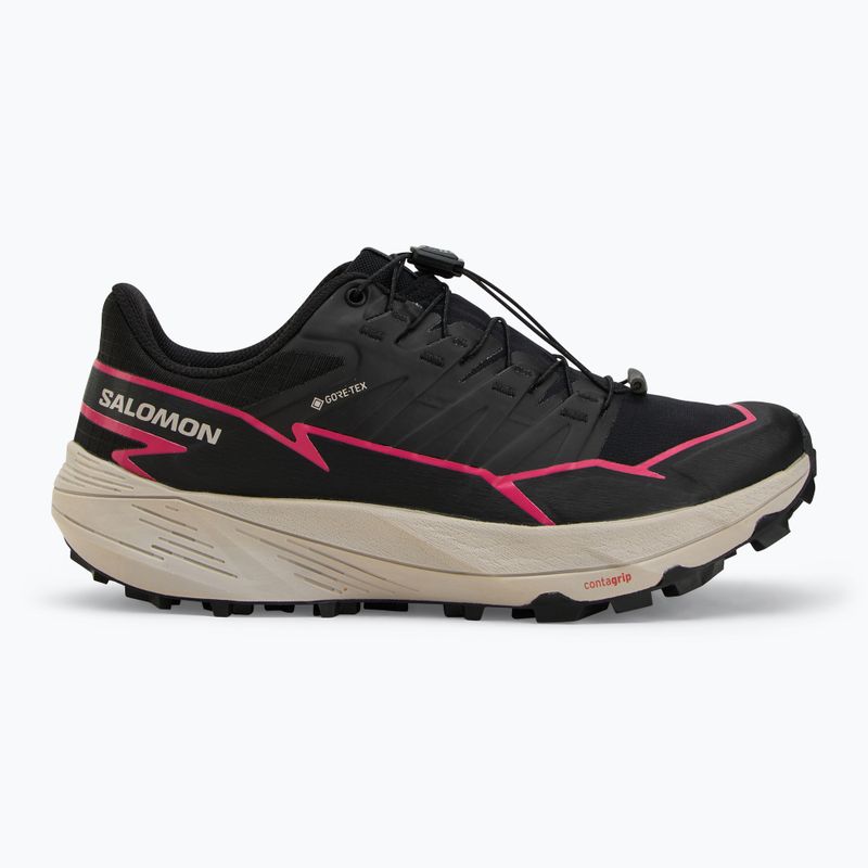 Buty do biegania damskie Salomon Thundercoss GTX black/black/pink 2