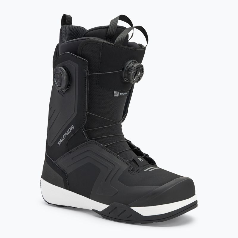 Buty snowboardowe męskie Salomon Dialogue Dual Boa 2024 black/black/white