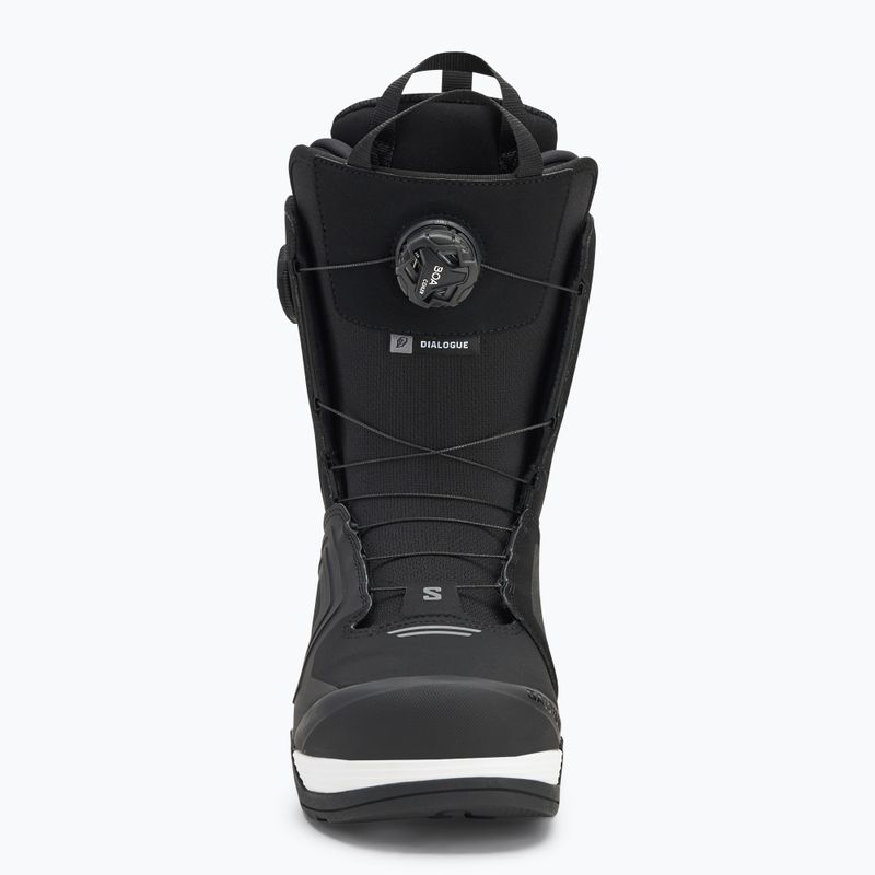 Buty snowboardowe męskie Salomon Dialogue Dual Boa 2024 black/black/white 3